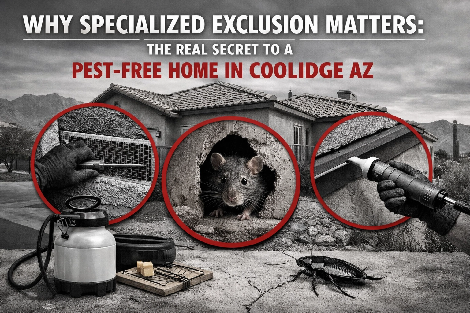 Why Specialized Exclusion Matters: The Real Secret to a Pest-Free Home in Coolidge AZ