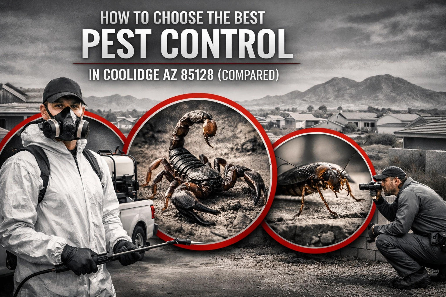 How to Choose the Best Pest Control in Coolidge AZ 85128 (Compared)