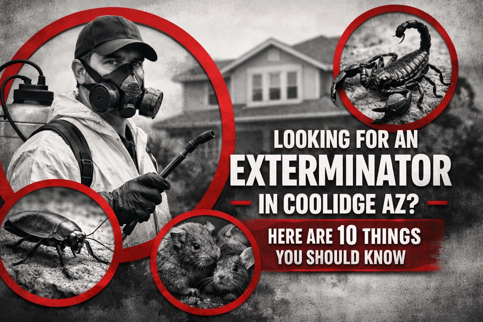 Looking For an Exterminator in Coolidge AZ? Here Are 10 Things You Should Know