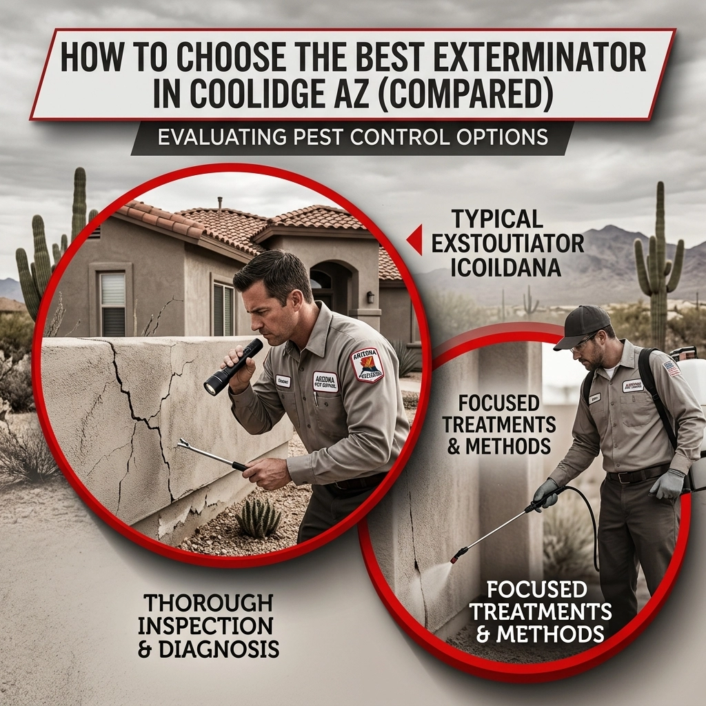 How to Choose the Best Exterminator in Coolidge AZ (Compared)