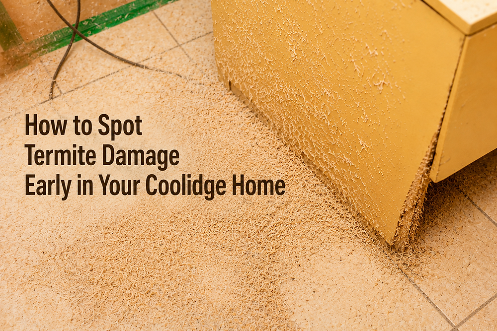 Spot Termite Damage Early in Coolidge Homes