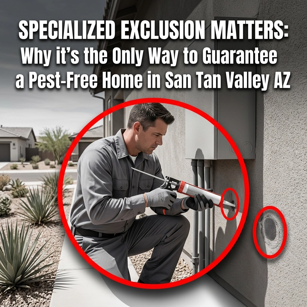 Specialized Exclusion Matters: Why it’s the Only Way to Guarantee a Pest-Free Home in San Tan Valley AZ
