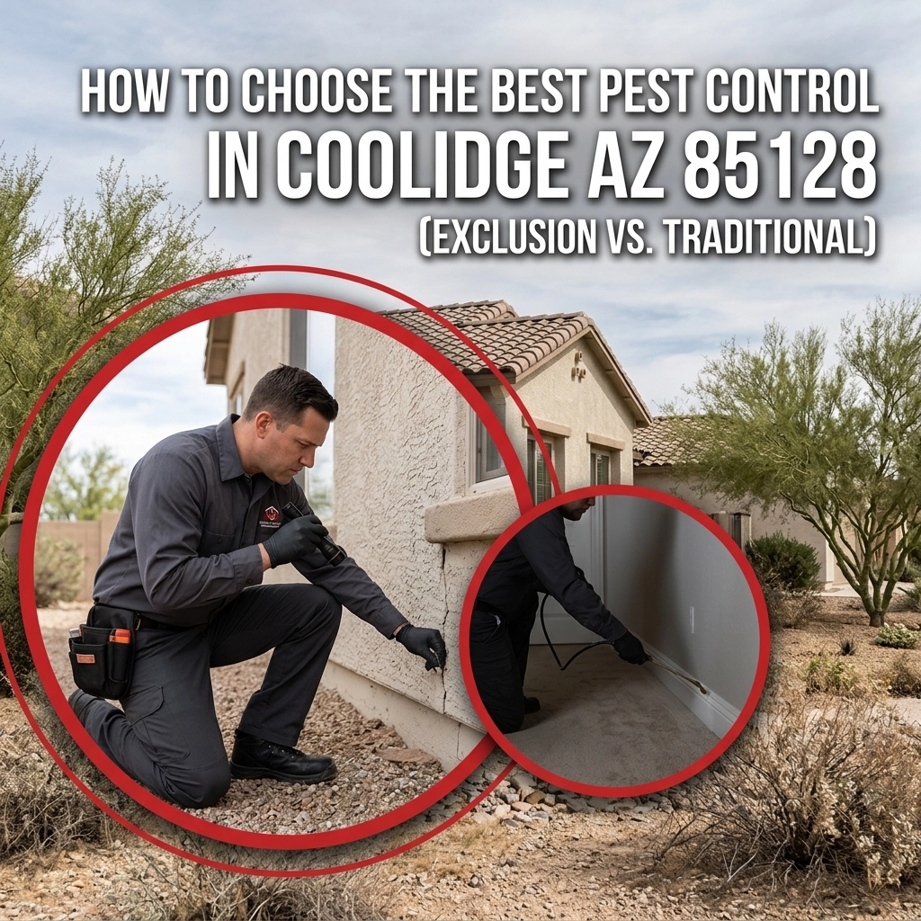 How to Choose the Best Pest Control in Coolidge AZ 85128 (Exclusion vs. Traditional)