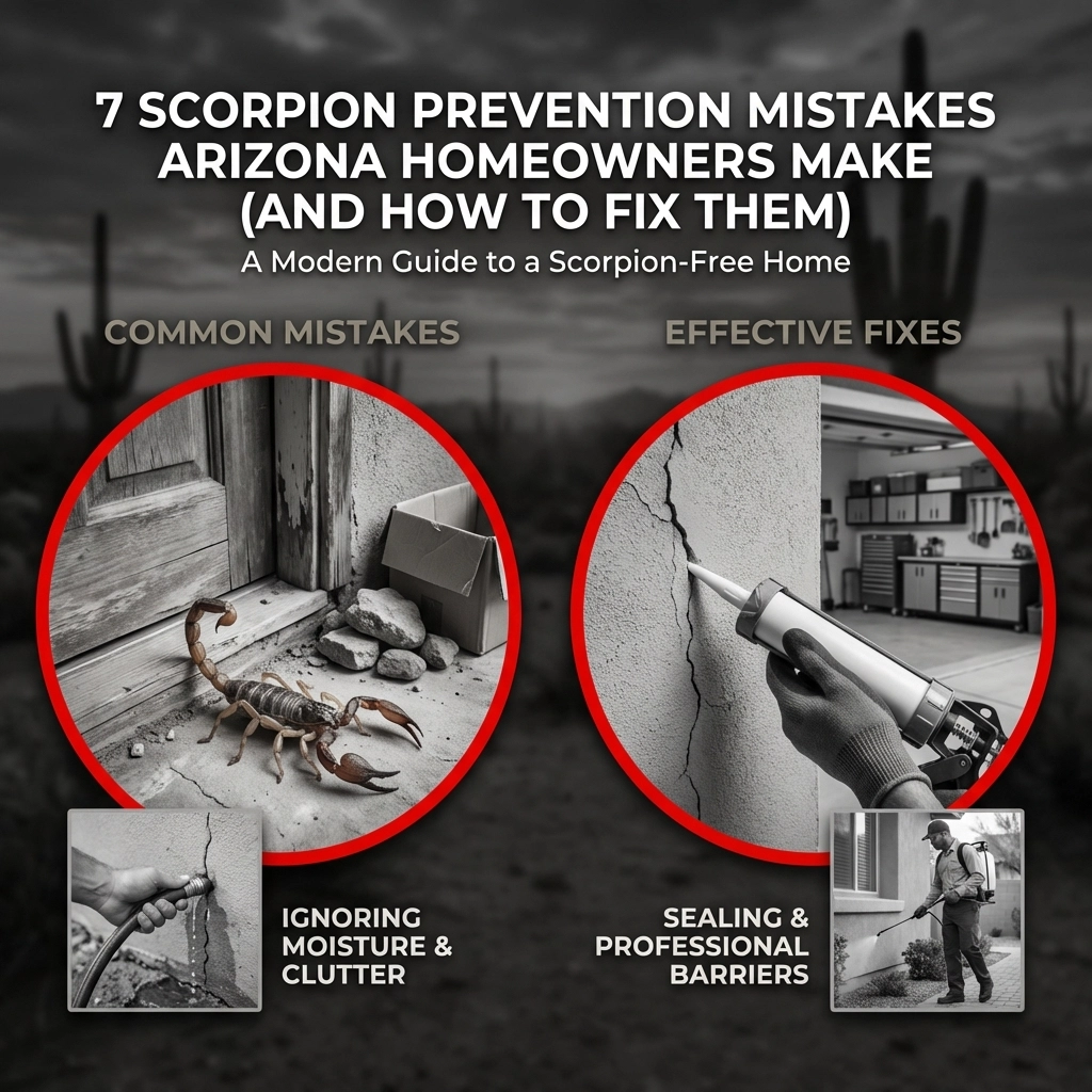 7 Scorpion Prevention Mistakes Arizona Homeowners Make (And How to Fix Them)