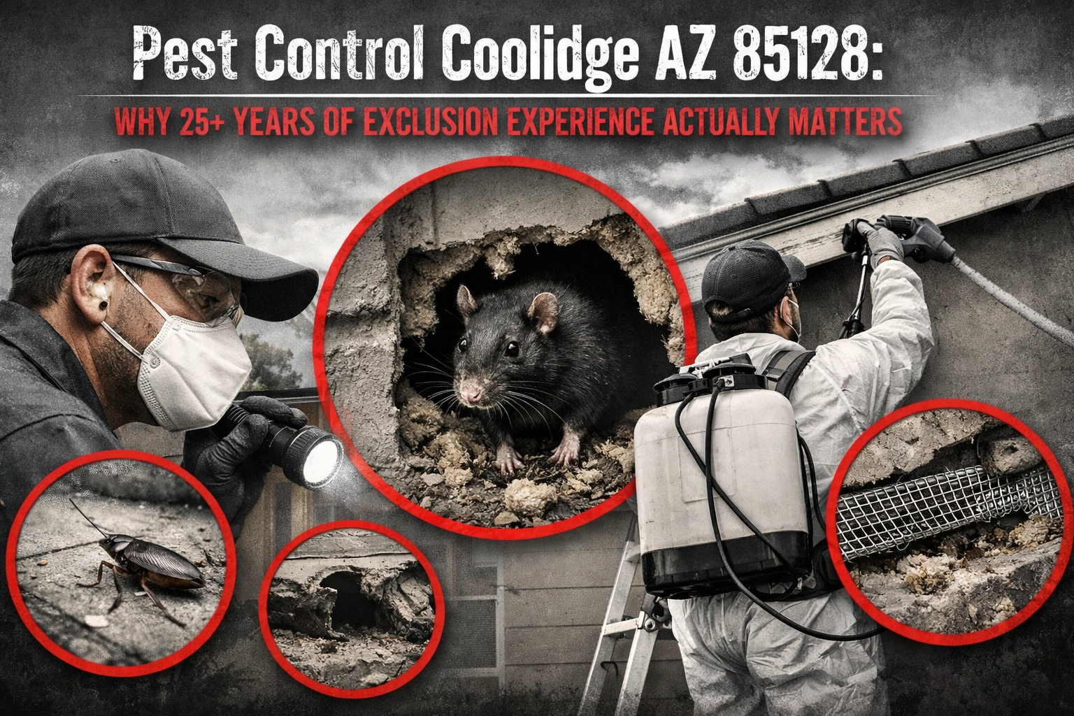 Pest Control Coolidge AZ 85128: Why 25+ Years of Exclusion Experience Actually Matters
