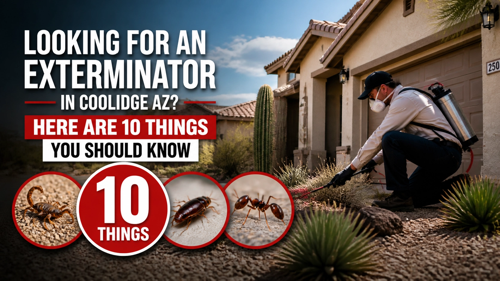 Looking for an Exterminator in Coolidge AZ? Here Are 10 Things You Should Know